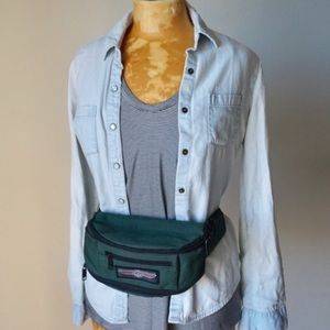 American Tourister Vintage Green Fanny Pack